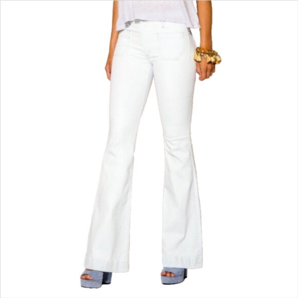 Hudson Taylor High Waist Corduroy Flares - Picture 1 of 6